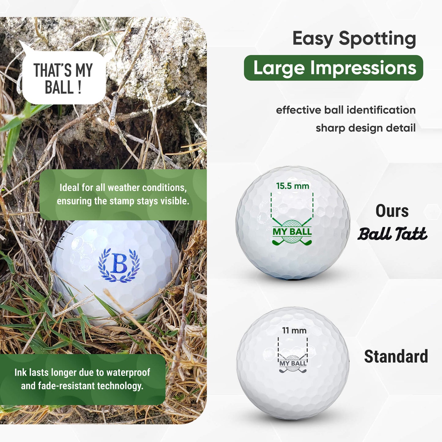 B Monogram & Ball Marker