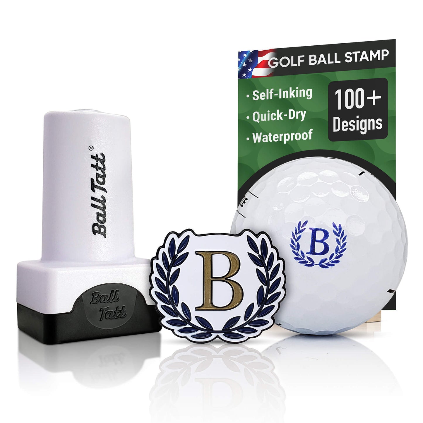 B Monogram & Ball Marker