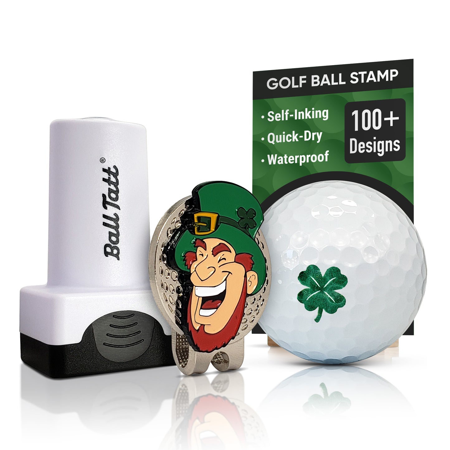 Clover Leprechaun Hat Clip Set