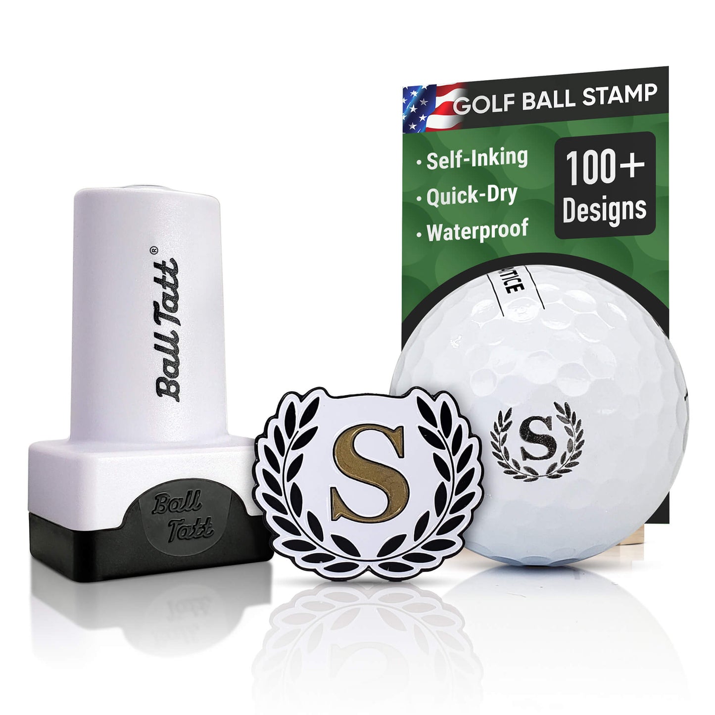 S Monogram w/ Ball Marker