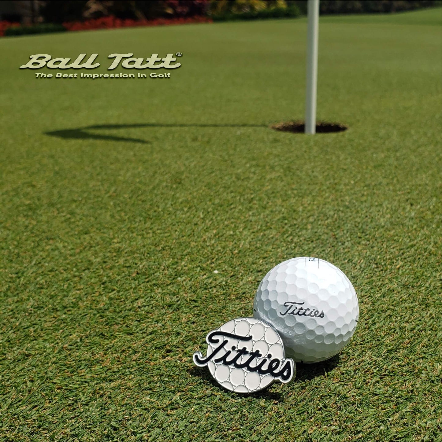 Titties Hat Clip XL Ball Marker Set