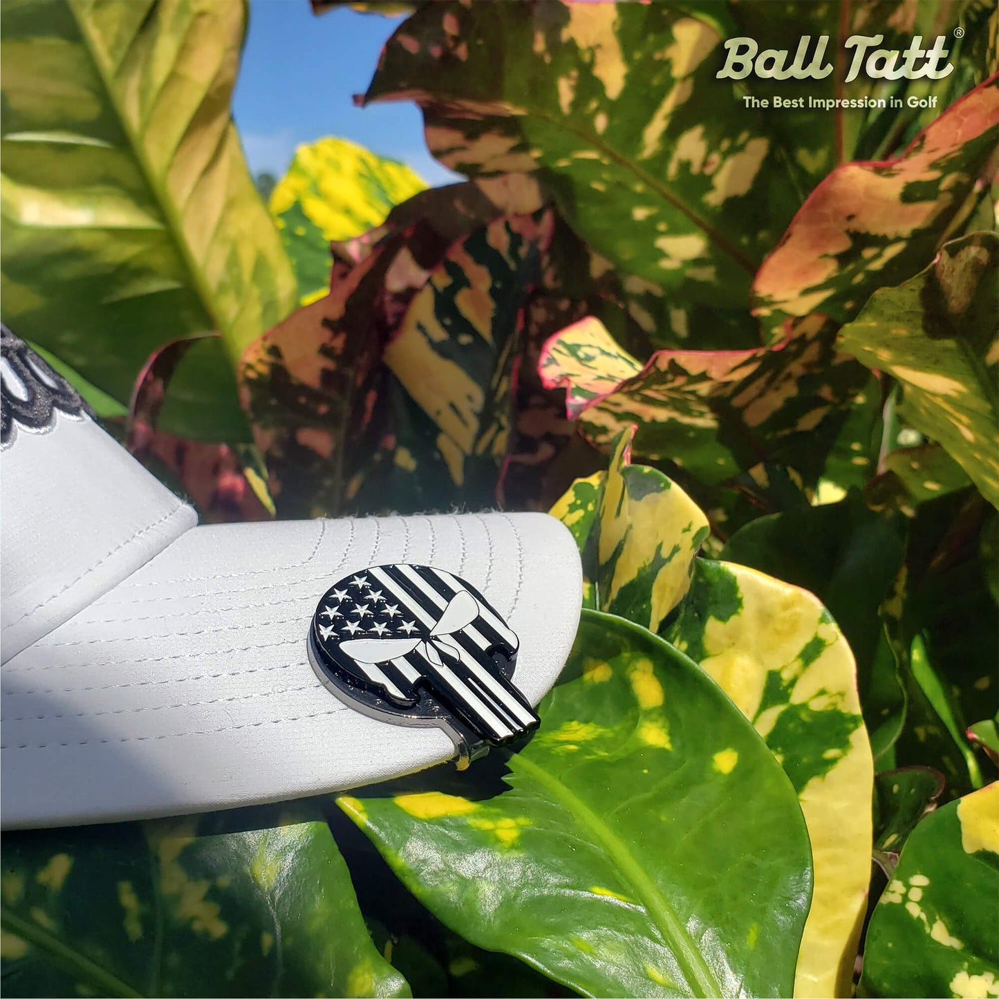 USA Punisher Hat Clip Set