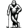 Sasquatch Golfer