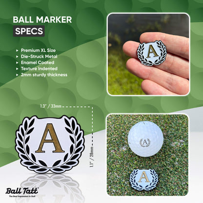 A Monogram Ball Marker Set