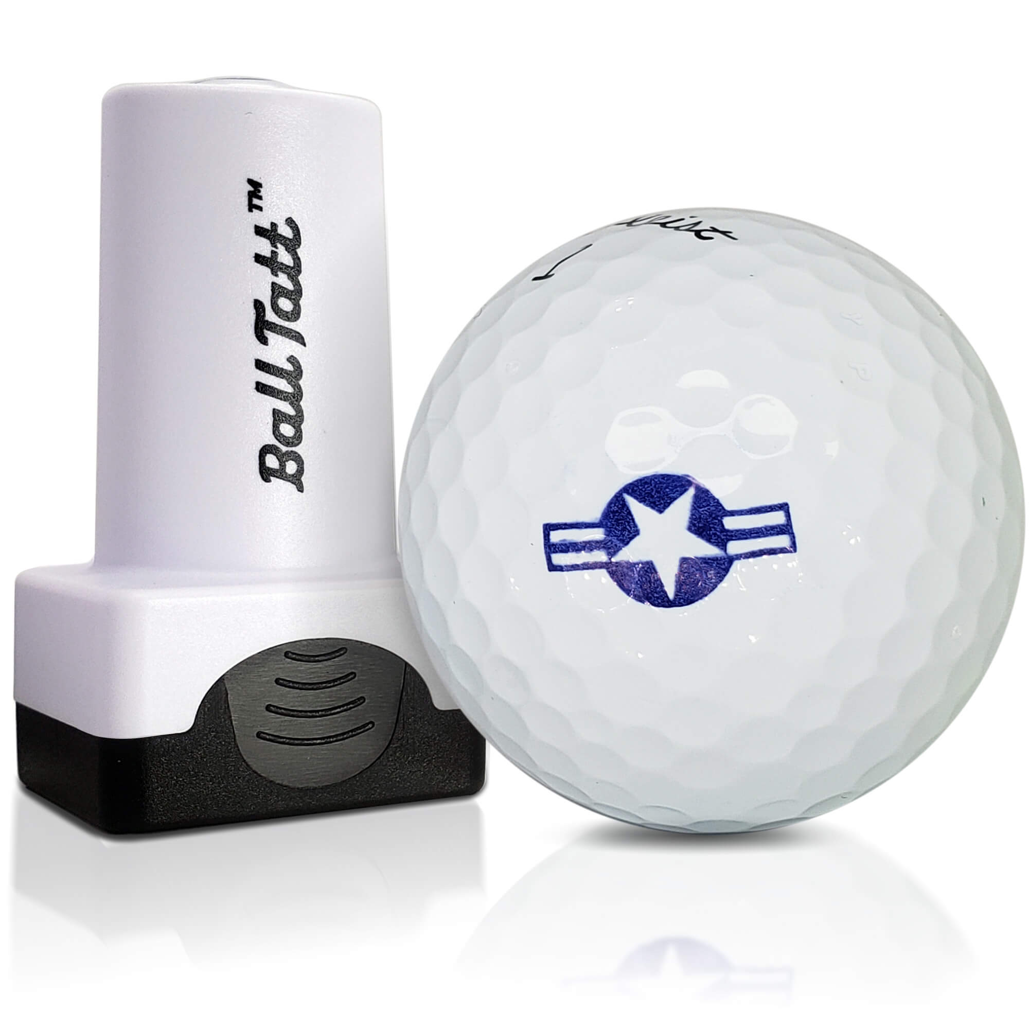 Ball Tatt Golf Ball Stamp Air Force Self Inking Golf Ball