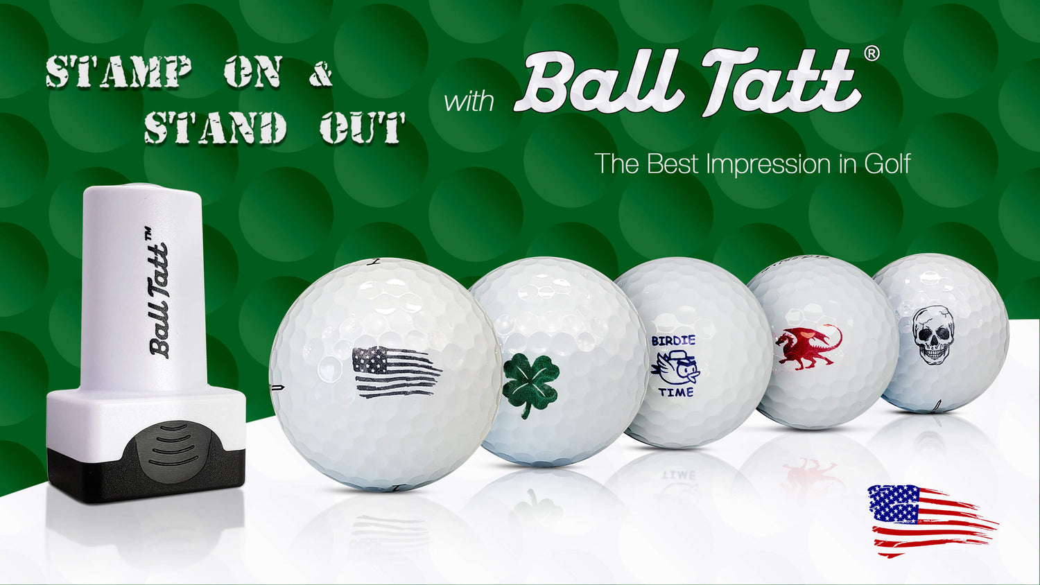 Ball Tatt Golf Ball Stamps – MADE 4 FANS