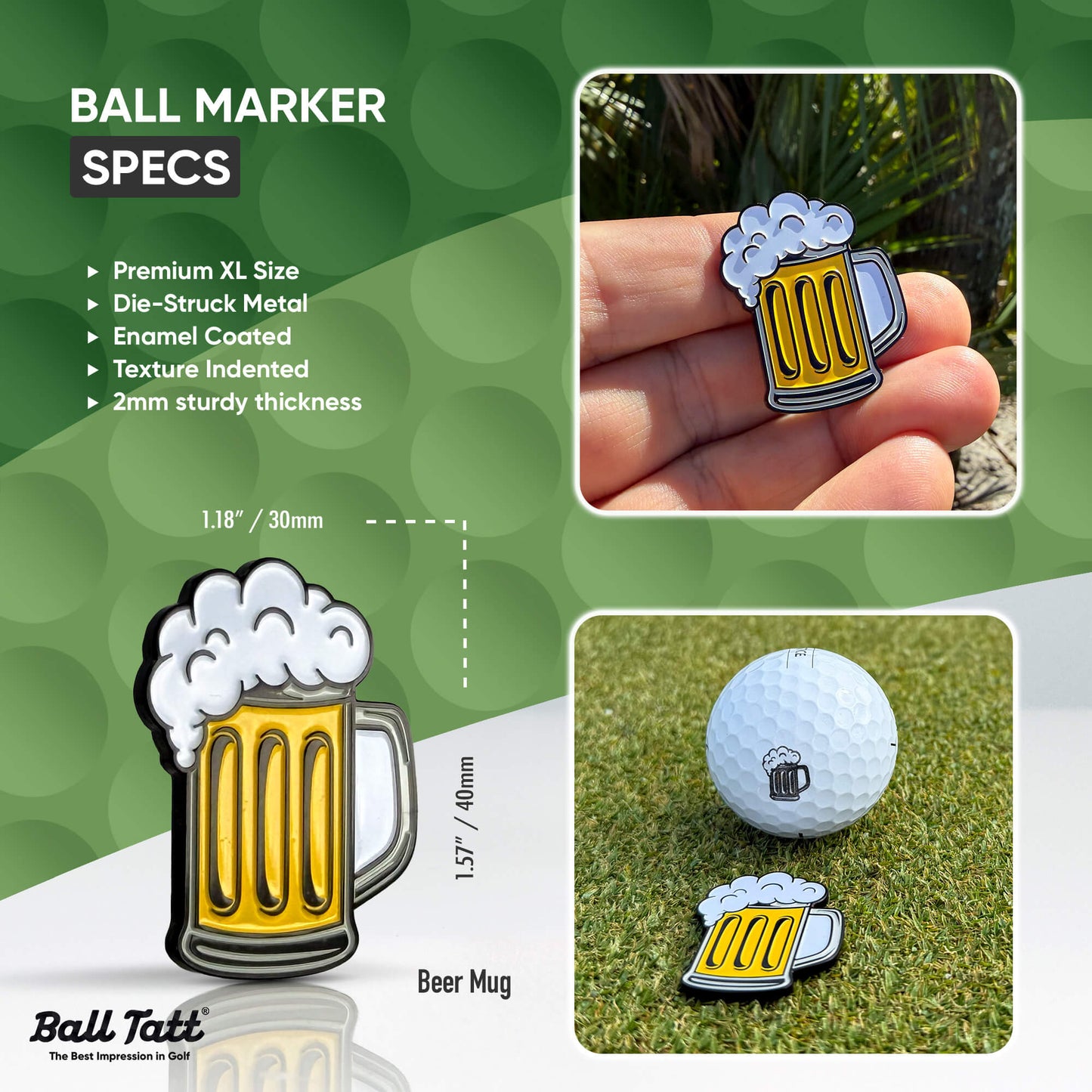 Beer Mug & XL Ball Marker