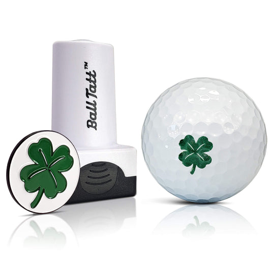 Clover Golf Ball Stamp Shamrock Ball Marker - Ball Tatt