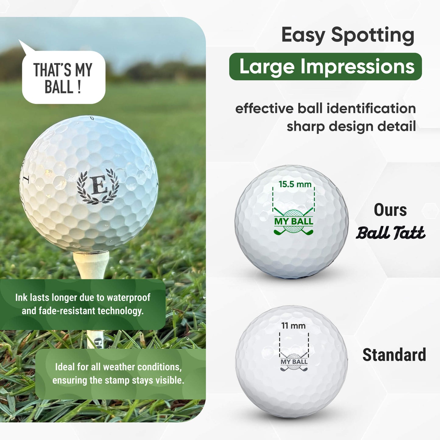 E Monogram & Ball Marker