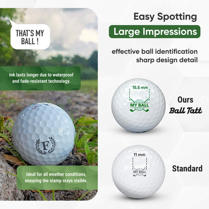 F Monogram & Ball Marker