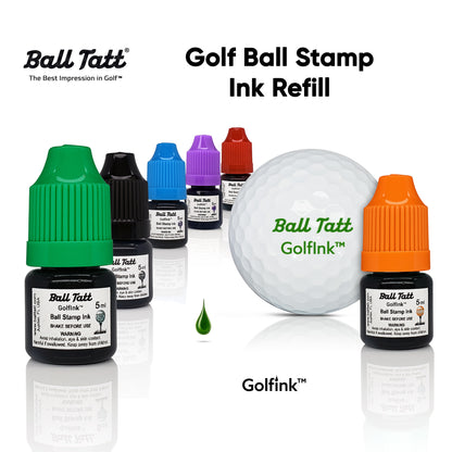 ball tatt golf ball stamp ink refill bottles 