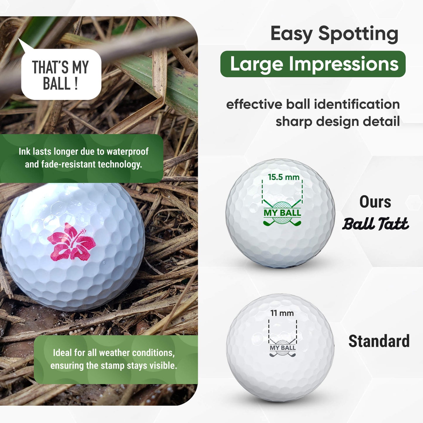 Hibiscus Hat Clip & Ball Marker