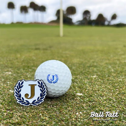 J  Monogram Blue w Ball Marker