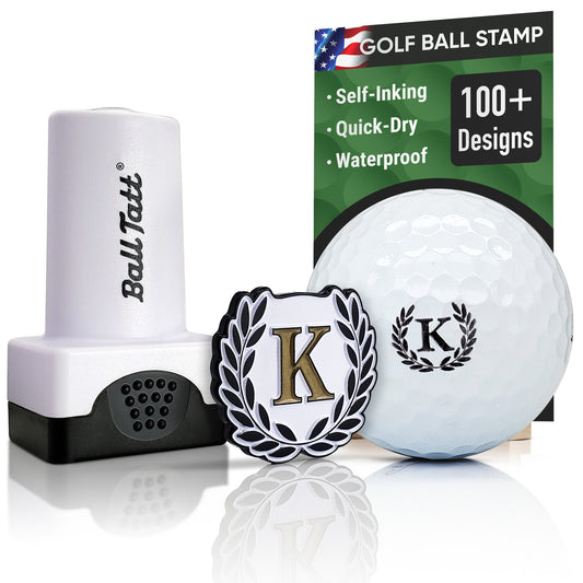 K Monogram Ball Marker Set
