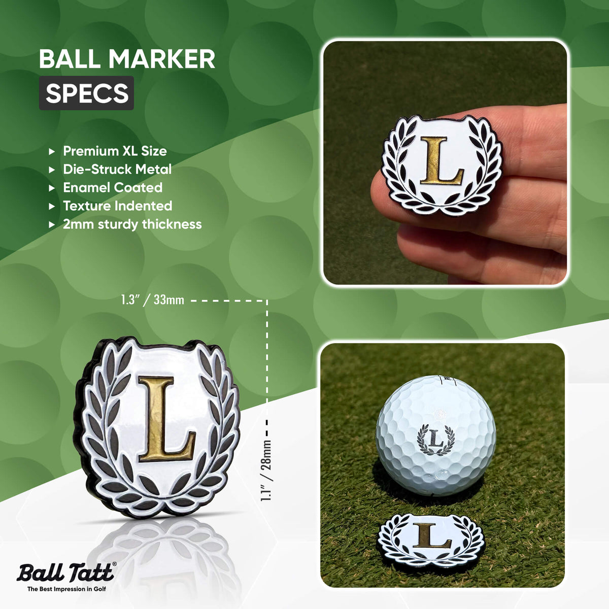 L Monogram & Ball Marker