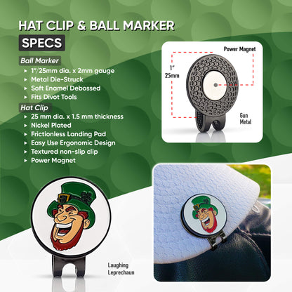 Leprechaun Hat Clip Ball Marker Set