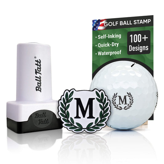 M Monogram w/ Ball Marker Green Wreath