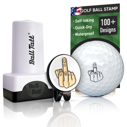 Middle Finger 1" Hat Clip Set