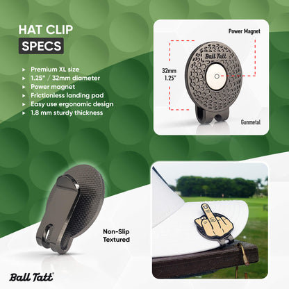 Middle Finger Hat Clip Set