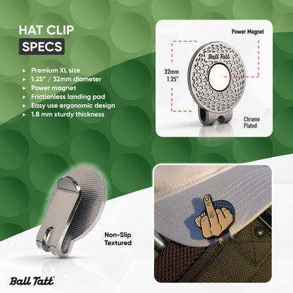 Middle Finger Hat Clip Set