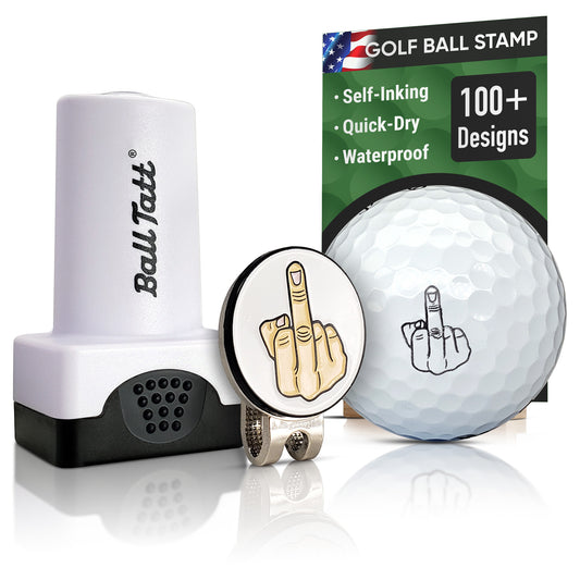 Middle Finger 1" Hat Clip Set