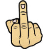 Middle Finger + Marker