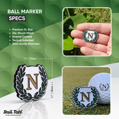 N Monogram w/ Ball Marker