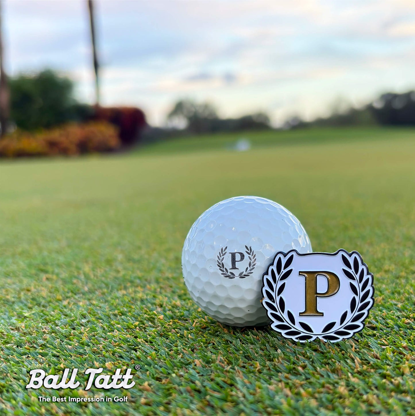 P Monogram with Ball Marker