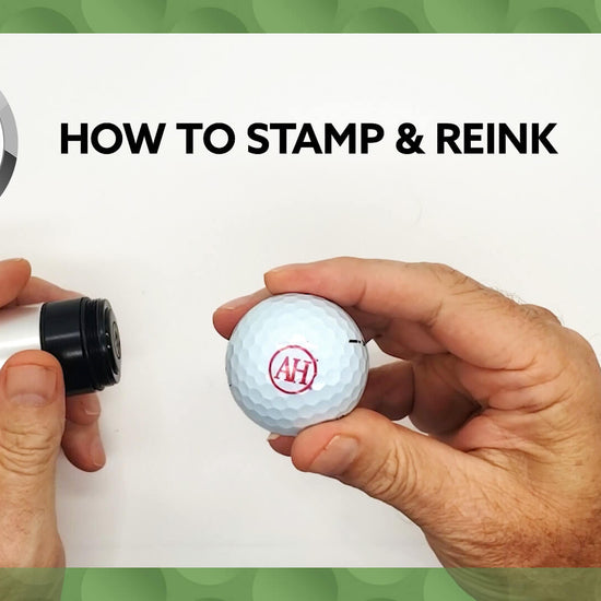 ball tatt reinking golf ball stamper video