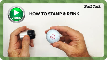 ball tatt reinking golf ball stamper video