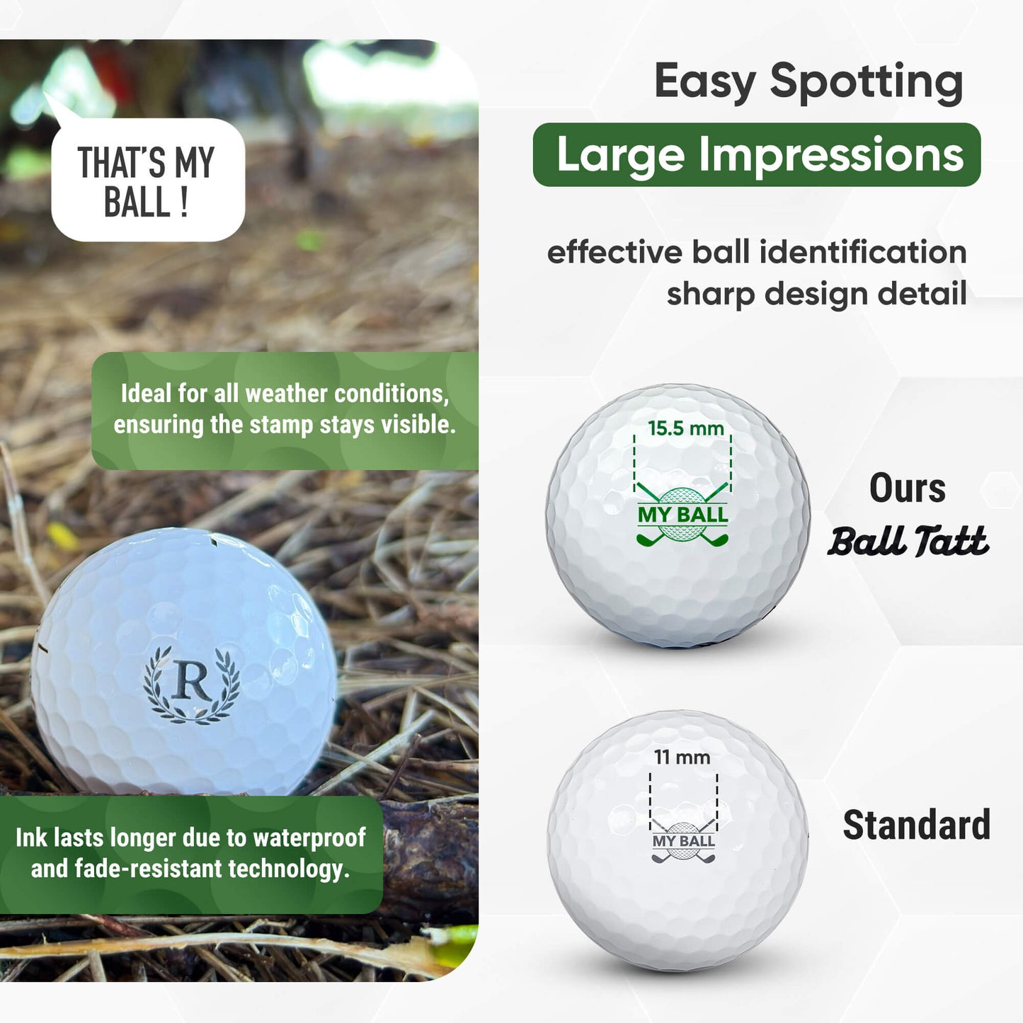 R Monogram w/ Ball Marker