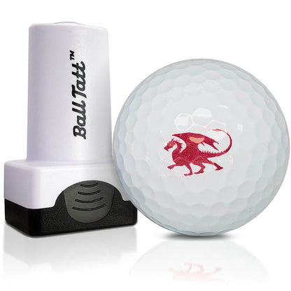 red dragon ball tatt golf ball stamp