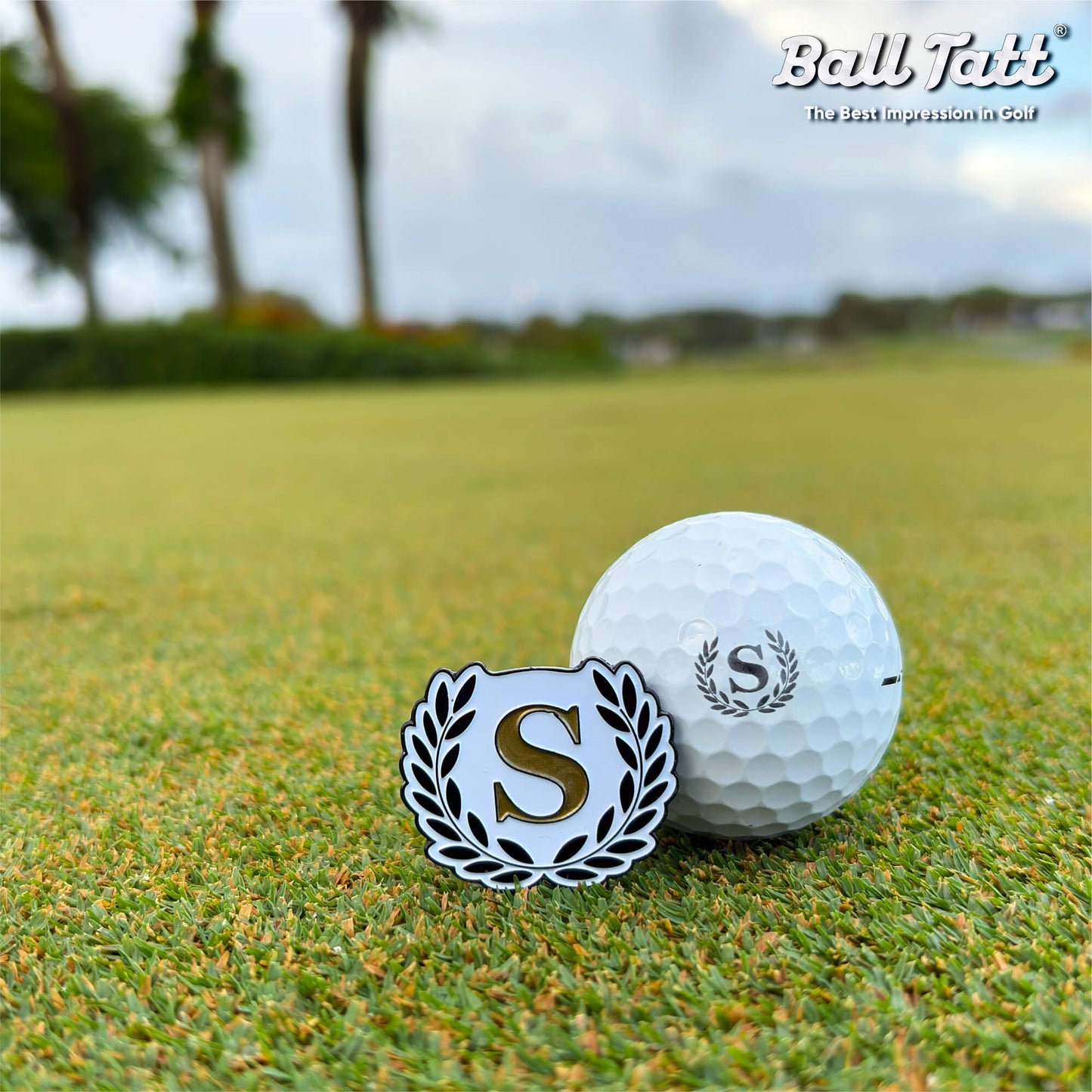 S Monogram & Ball Marker