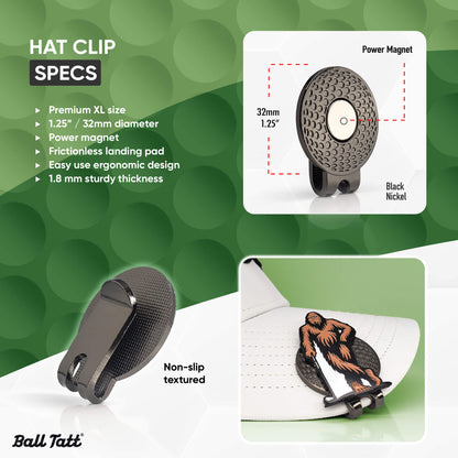 Sasquatch Hat Clip Set