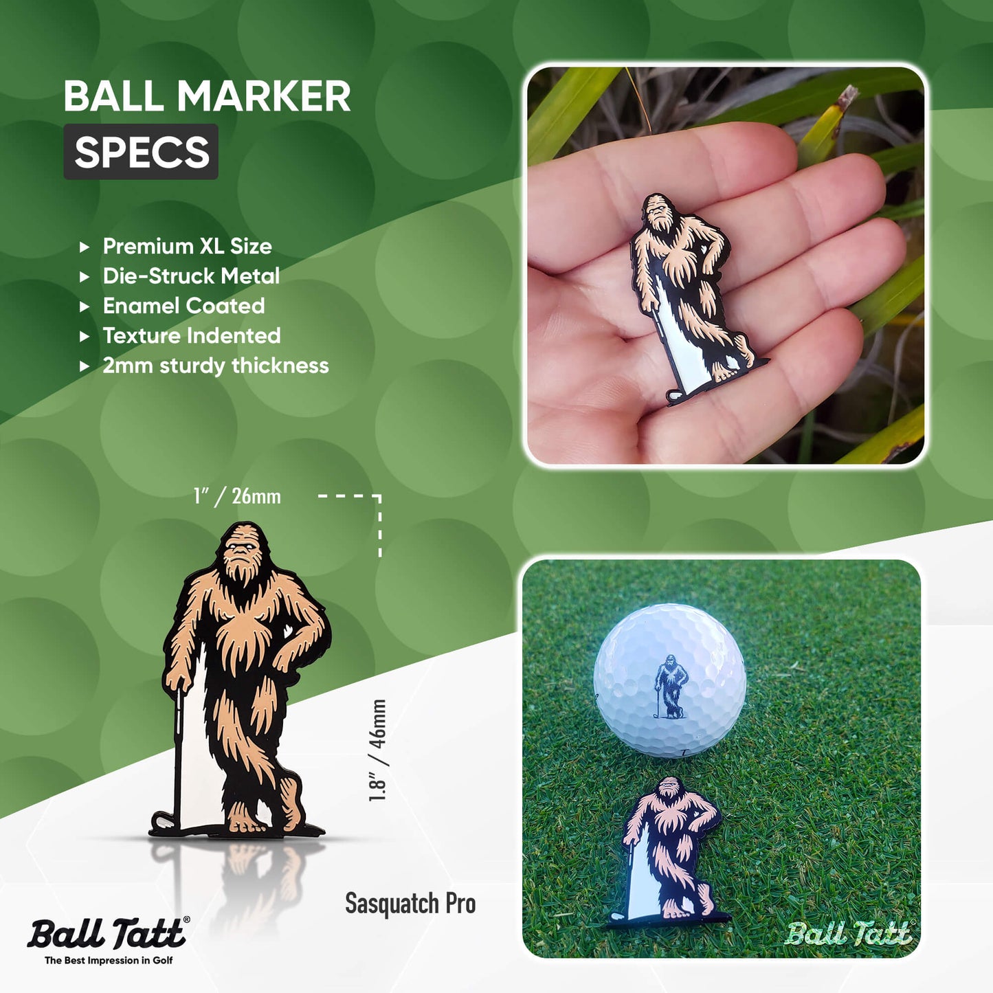 Sasquatch Golfer