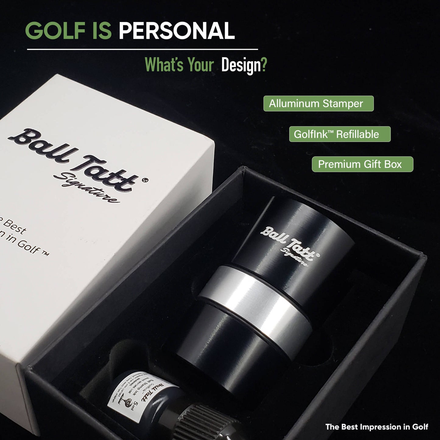 ball tatt custom golf ball stamper