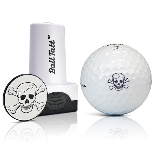 Skull & Crossbones & Ball Marker - MADE 4 FANS