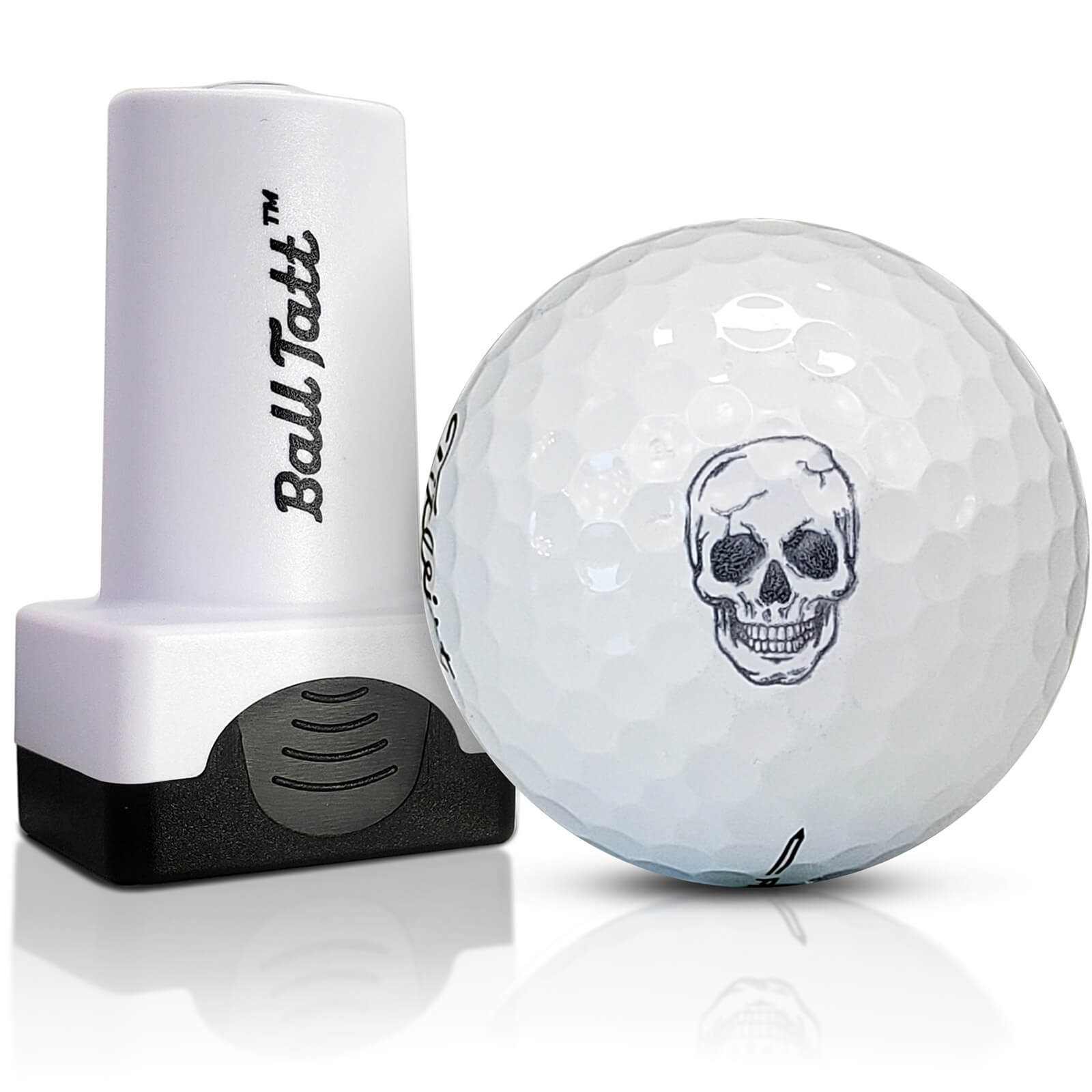 ball tatt skull golf ball stamper