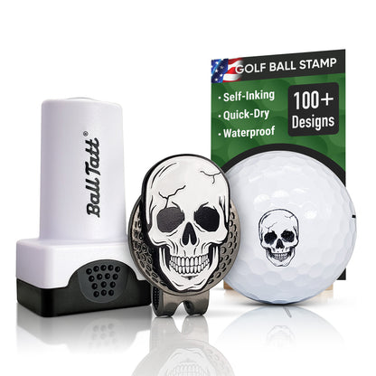 Skull Man Hat Clip Set