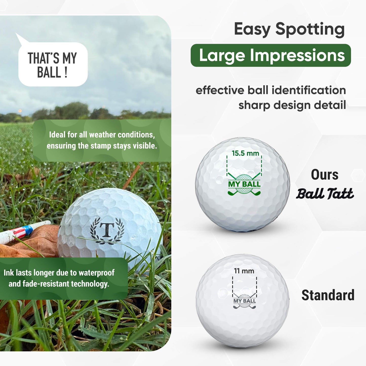 T Monogram w/ Ball Marker