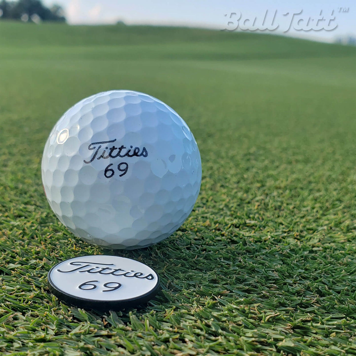 Titties 69 Stamp & Ball Marker - MADE 4 FANS