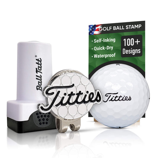 Titties Hat Clip XL Ball Marker Set