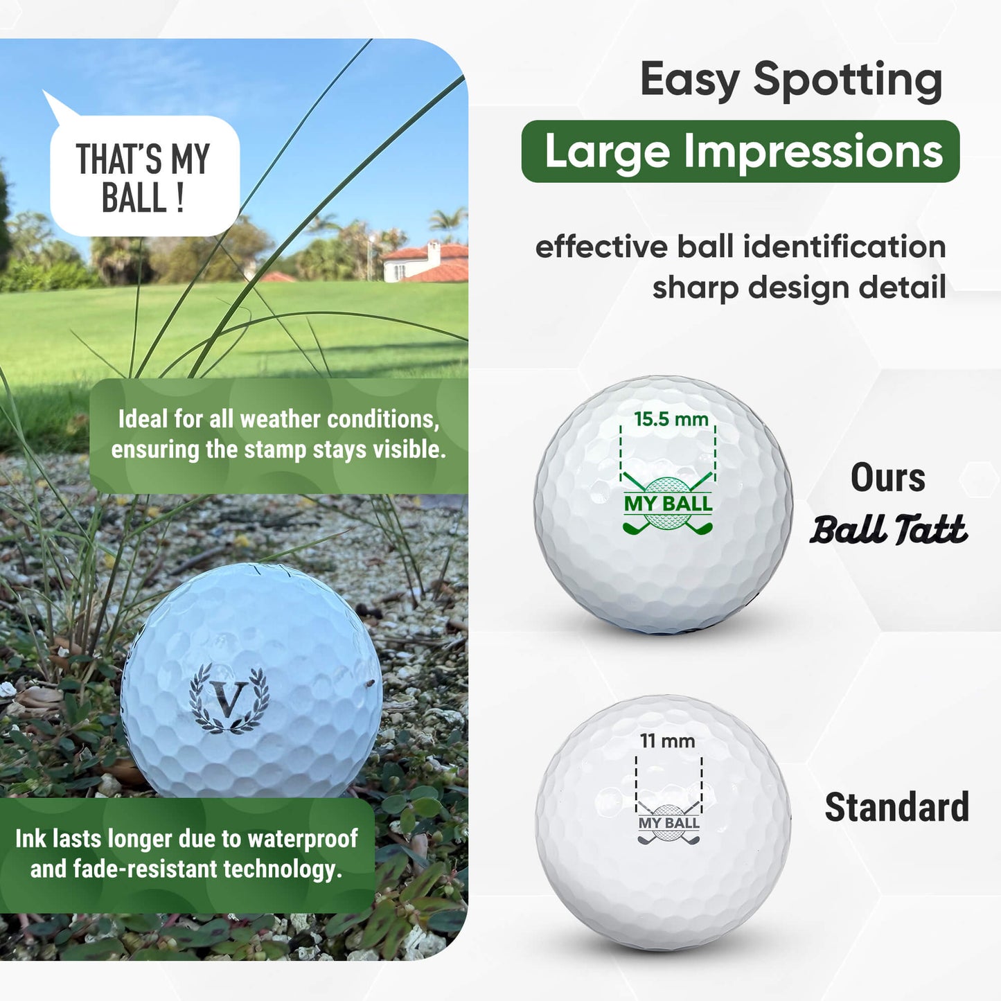 V Monogram & Ball Marker
