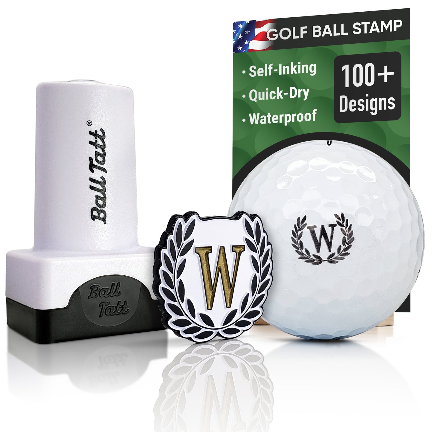 W Monogram & Ball Marker